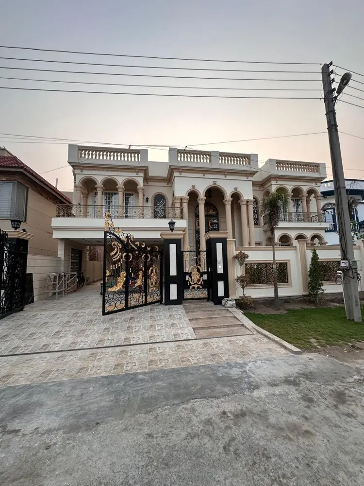 Villa 2 Front Elevation - completed by HomeX Constructions, Lahore