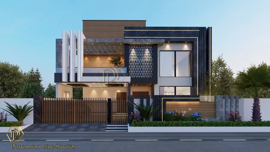3D design concept: Modern Patterned Front